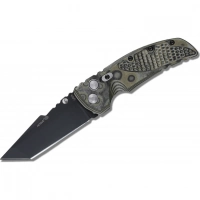 Складной нож Hogue EX-01 Black Tanto, сталь 154CM Ceracote™ Firearm Coating, рукоять стеклотекстолит G-Mascus, серо-зеленый купить в 