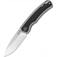 Складной нож Puffin, сталь CPM-S35VN, рукоять Titan/Carbon купить в 