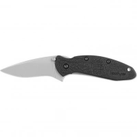 Складной полуавтоматический нож KERSHAW SCALLION, сталь 420HC, рукоять черный нейлон купить в 