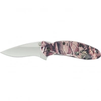Складной полуавтоматический нож KERSHAW SCALLION, сталь 420HC, рукоять камуфляж алюминий купить в 
